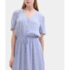 Дамска рокля - дънков плат Tom Tailor - син - вискоза Tom Tailor Denim