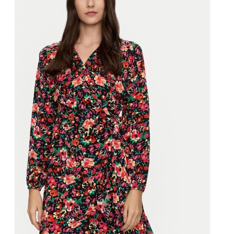 Дамска рокля - смела душа - Многоцветна - Памук BRAVE SOUL