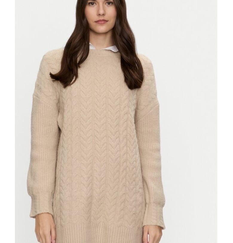 Дамска рокля - смела душа - сива - акрил BRAVE SOUL