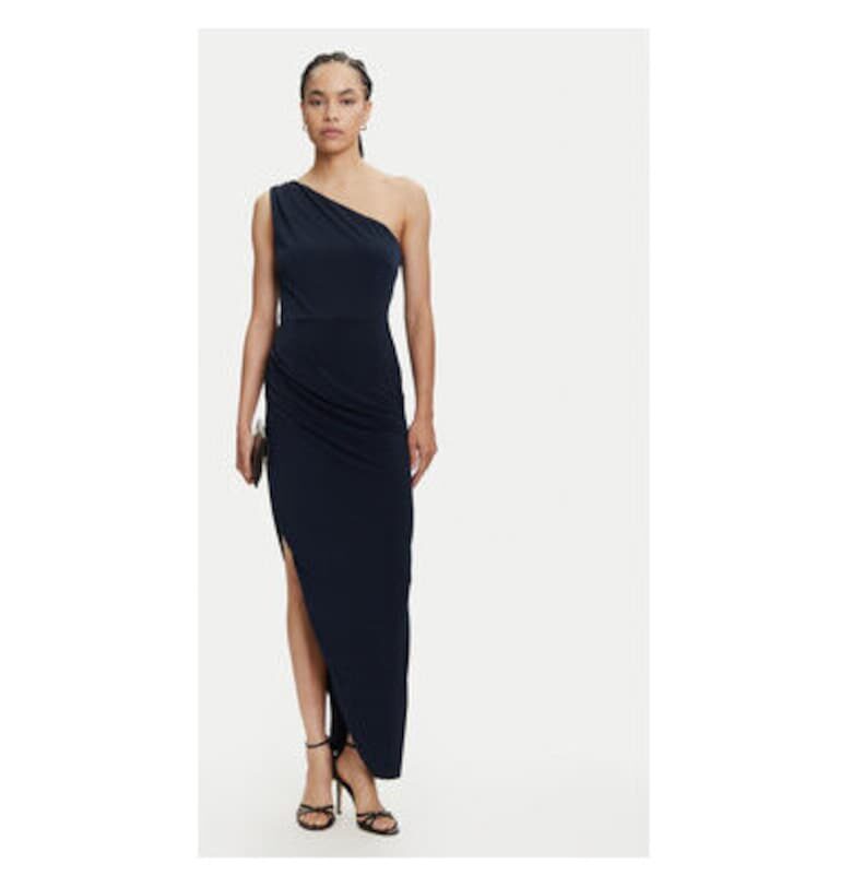 Дамска рокля тип „люлка“ - 5AJ04100 - Полиестер/Еластан Swing