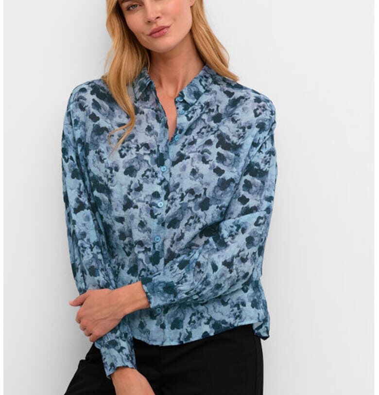 Дамска синя риза  Син kaffe