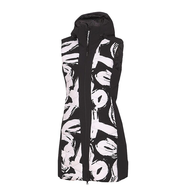 Дамска скиорска жилетка SEAL10K/10K Stacy blackprint NORTHFINDER