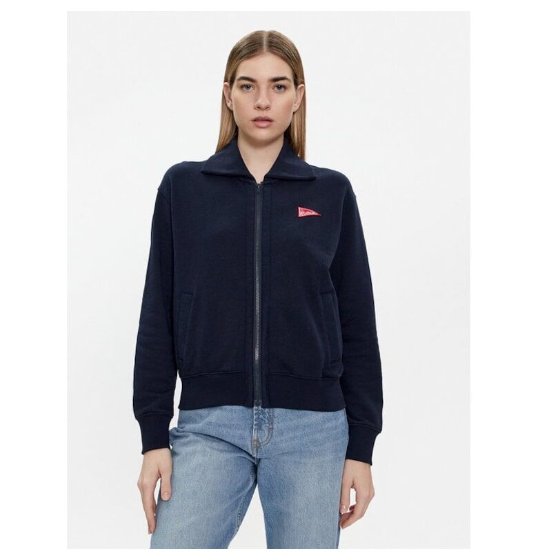 Дамска спортна блуза -  593247 - Тъмносиньо - Памук Wrangler