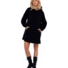 Дамска суичър рокля - Made of Emotion - Yenga - черна - S/M MOE