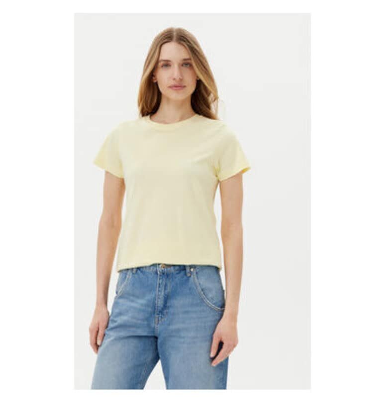 Дамска тениска  10017038 30040352 - Органичен памук - 46797 - Жълт Joop