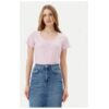 Дамска тениска  10019329 30046199 - Памук/Еластан - Розов - Розово Joop