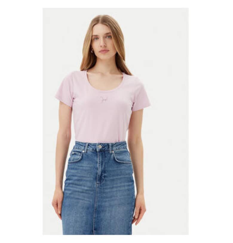 Дамска тениска  10019329 30046199 - Памук/Еластан - Розов - Розово Joop