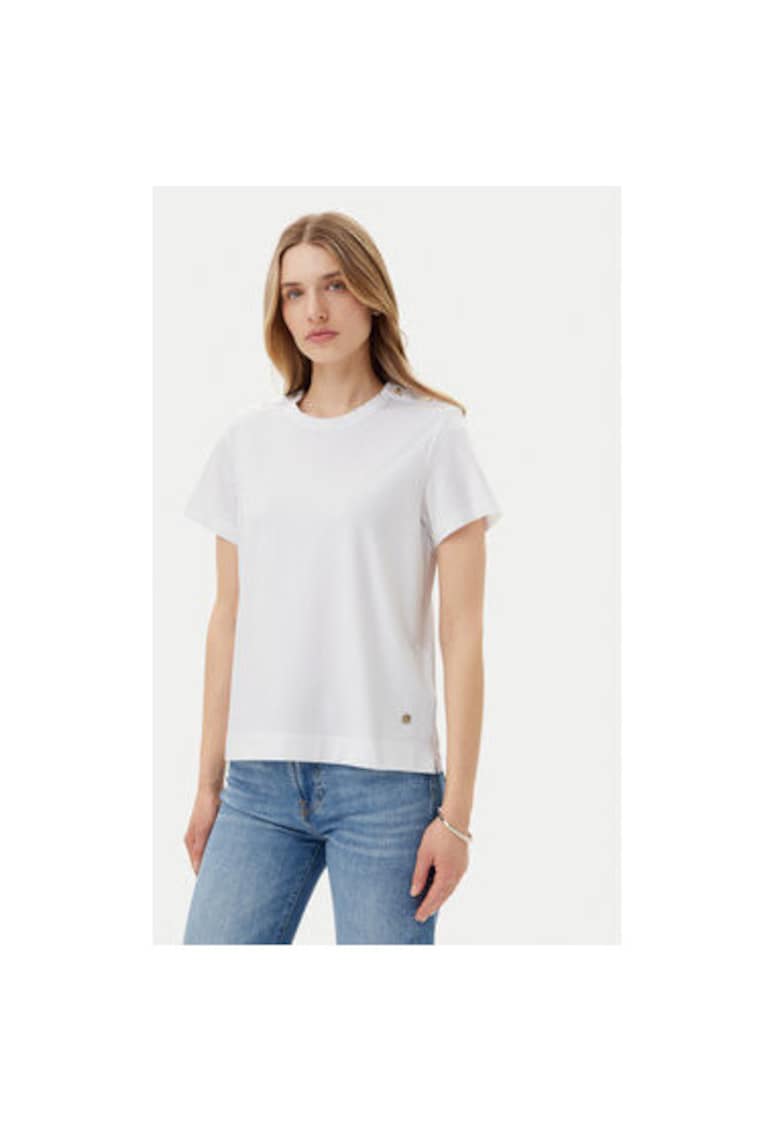Дамска тениска 10019329 30046206 - Памук/Еластан - 47974 - Бял Joop