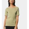 Дамска тениска - 101274 - зелена - памук - Marc OPolo