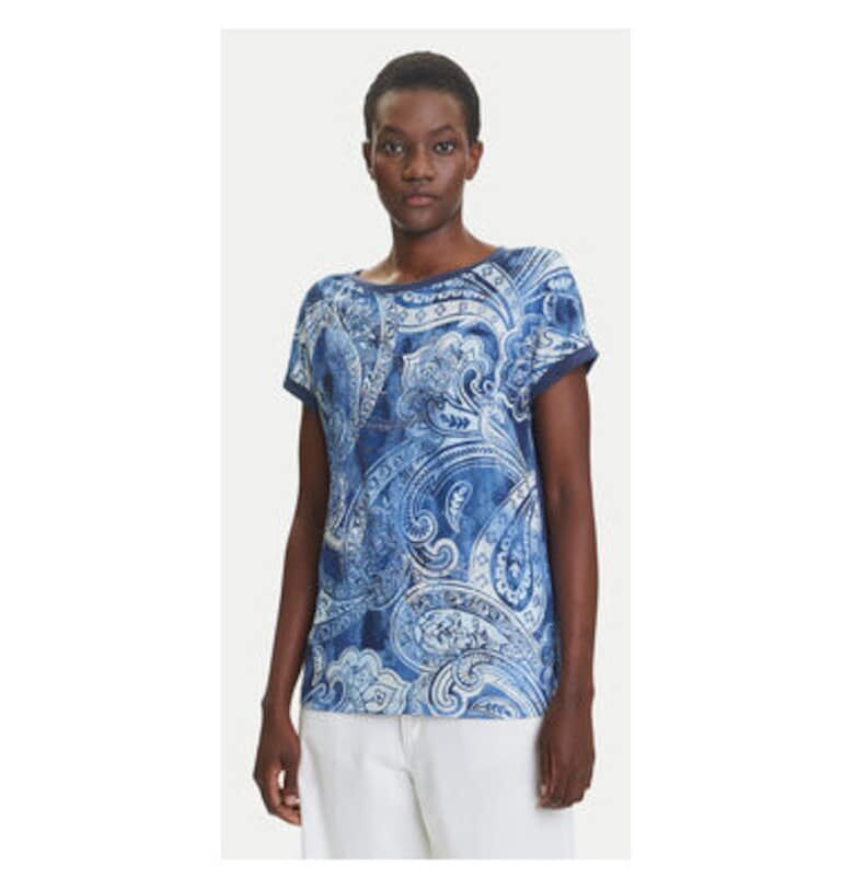 Дамска тениска  11105117 - Памук/Модал - Синя - Син Olsen