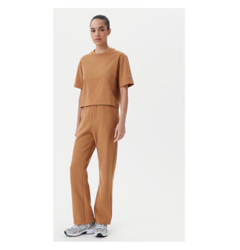 Дамска тениска  117874 - Памук - Бежов - Бежов Champion