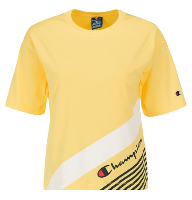 Дамска тениска -  206597762 - Памук - Жълт Champion