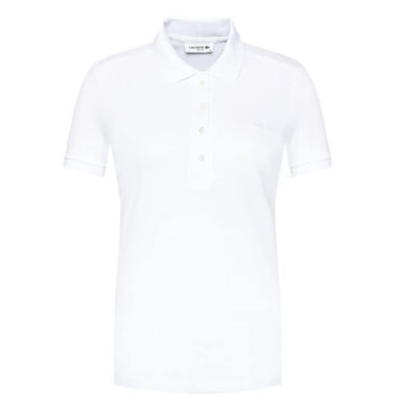 Дамска тениска -  208451598 - Памук - Бяла - Бял Lacoste