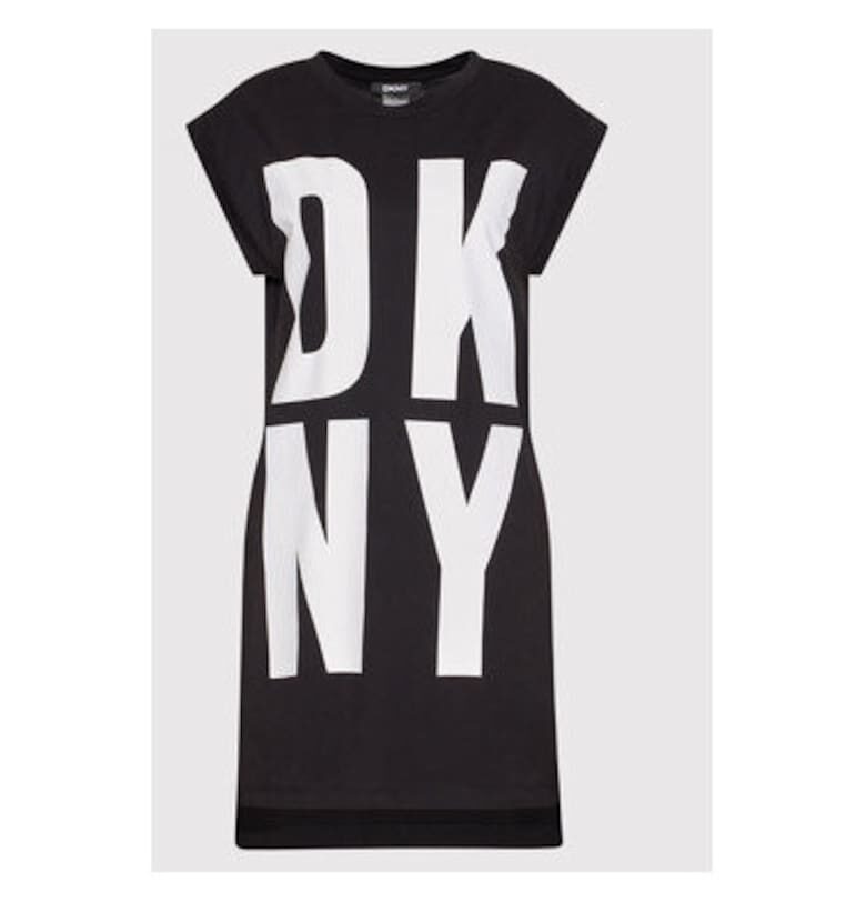 Дамска тениска -  208815536 - Памук/Модал - XS INTL - Черна DKNY