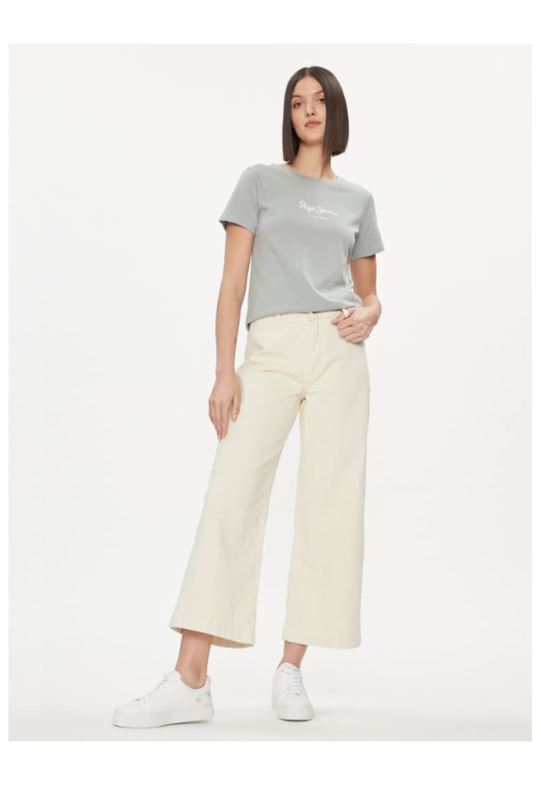 Дамска тениска - 303438524 - Памук - Зелен Pepe Jeans