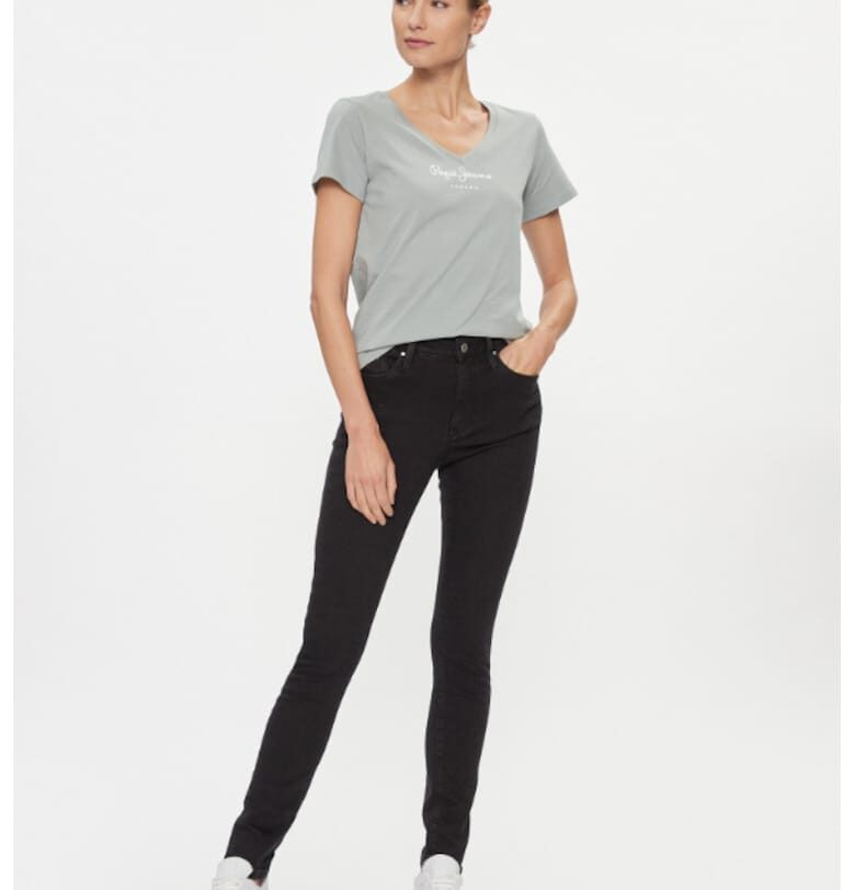 Дамска тениска -  303438555 - Памук - Зелен Pepe Jeans