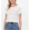 Дамска тениска - 303438623 - Памук - Бяла - Бял Pepe Jeans