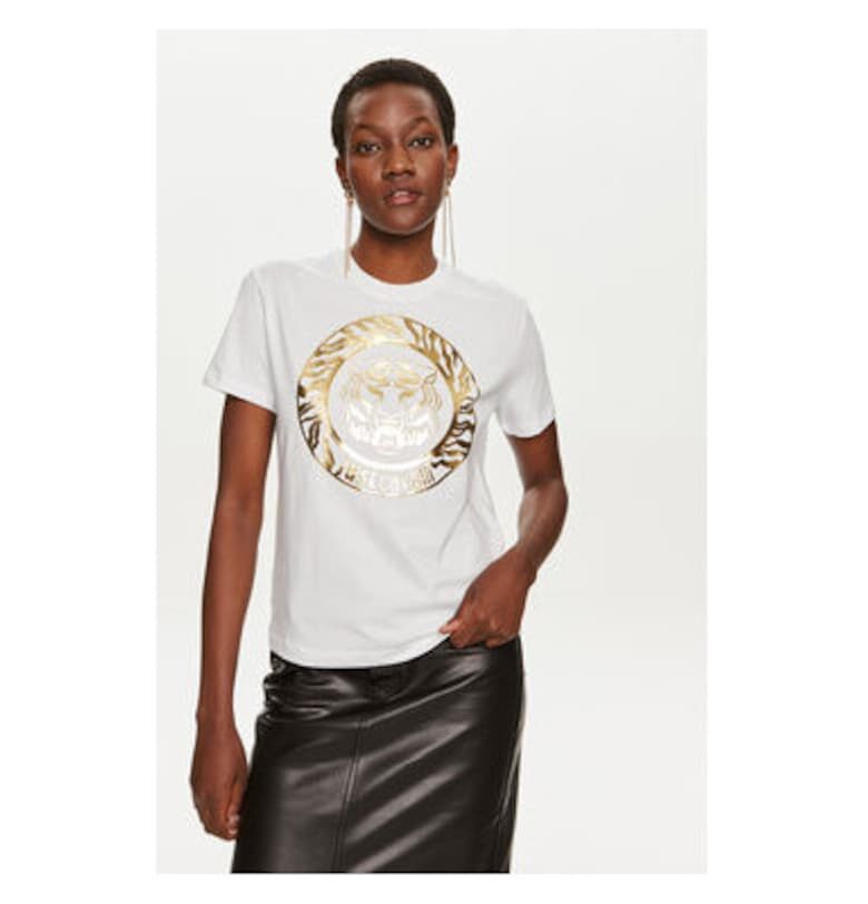 Дамска тениска -  303655242 - Памук - Бяла - Бял JUST CAVALLI