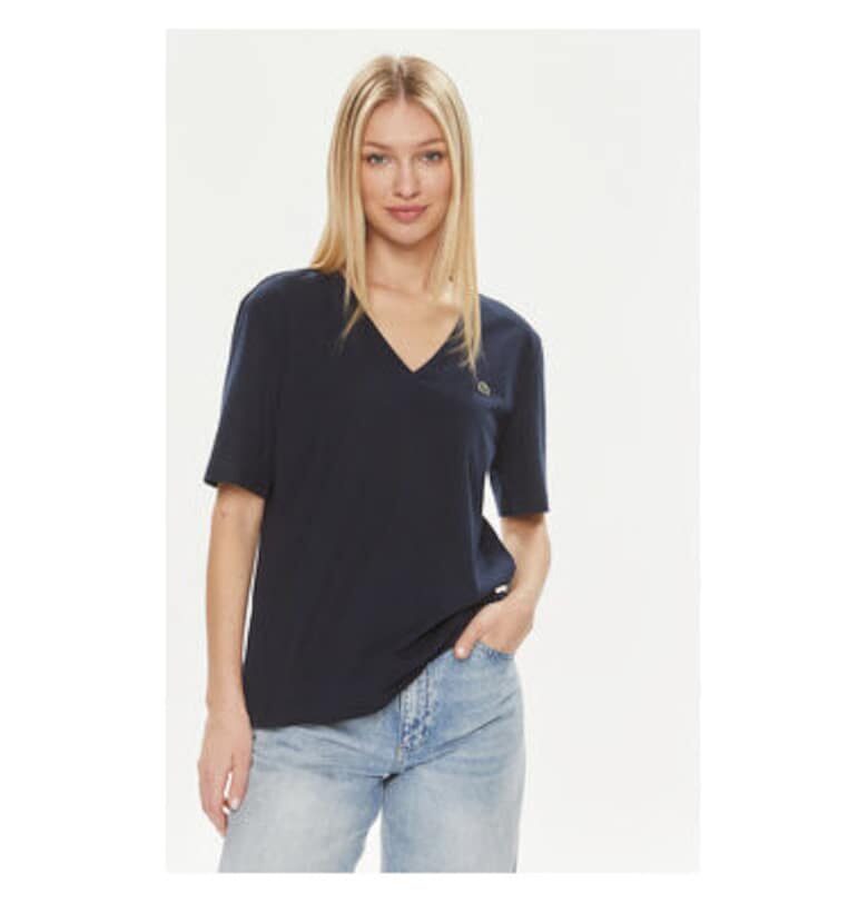 Дамска тениска -  303714239 - Памук - Син - Син Lacoste