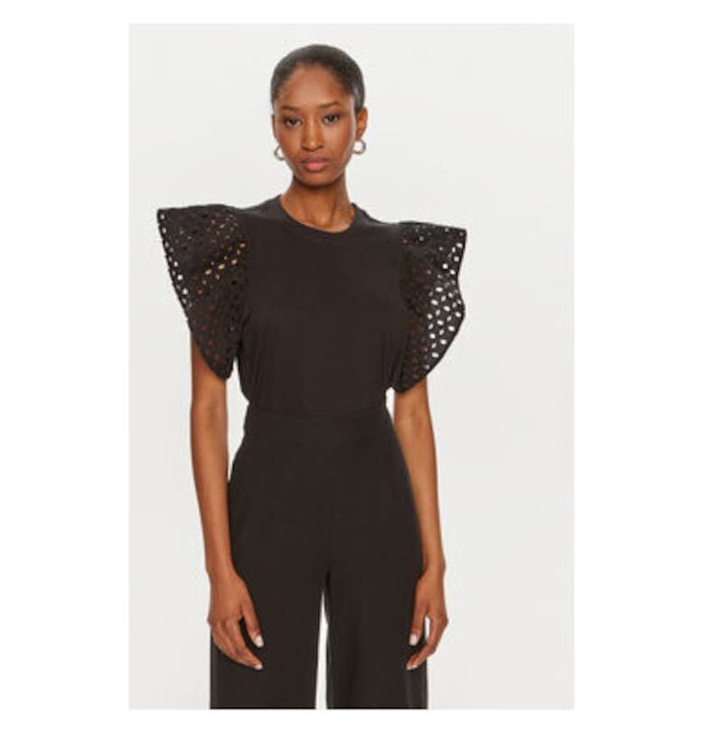 Дамска тениска -  303802073 - Памук - - Черен United Colors of Benetton