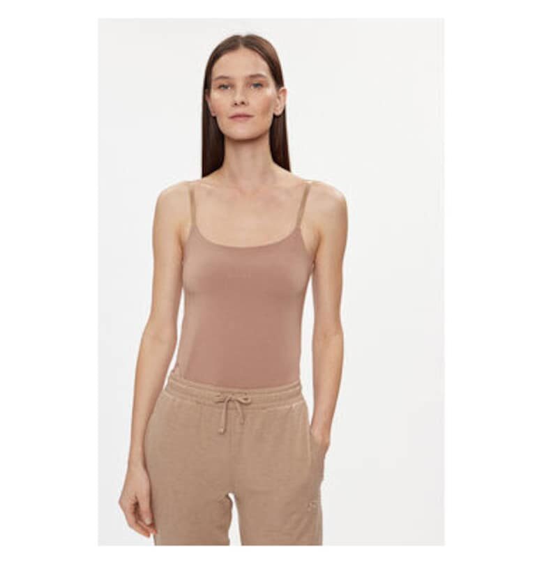 Дамска тениска -  303806620 - Модал - Бежов - Бежов BOSS