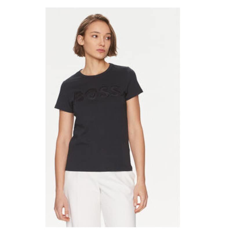 Дамска тениска -  303808594 - Памук - Син - Син BOSS