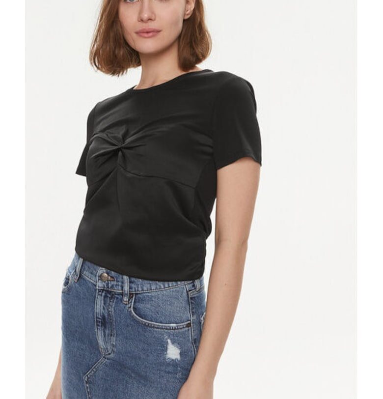 Дамска тениска -  303811976 - Полиестер - Черна - Черен Sisley