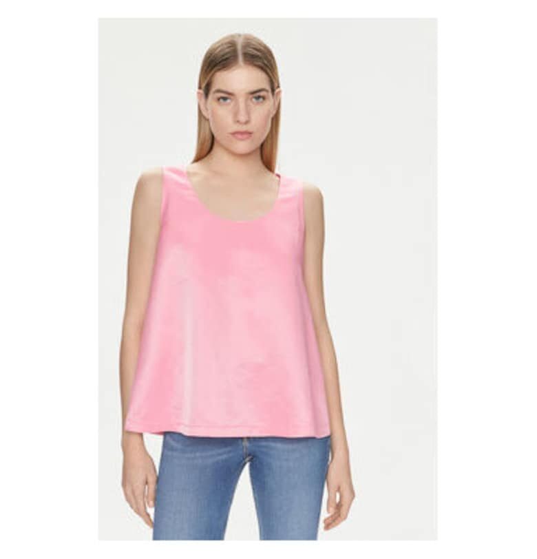 Дамска тениска -  303813451 - Вискоза/Полиестер - Розов - Розово United Colors of Benetton