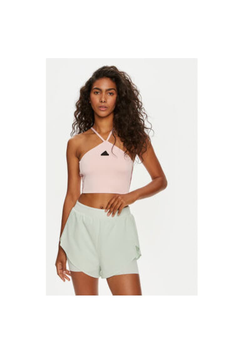 Дамска тениска - 303899806 - Рециклиран полиестер - Розов - Розово adidas