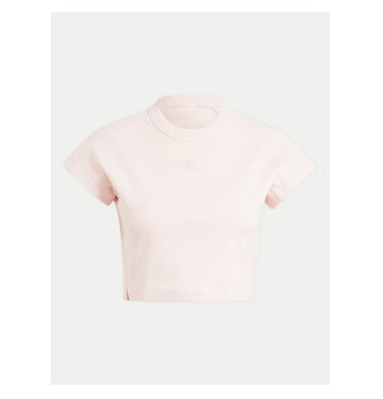 Дамска тениска -  303899967 - Вискоза/Памук/Еластан - Розова - Розово adidas