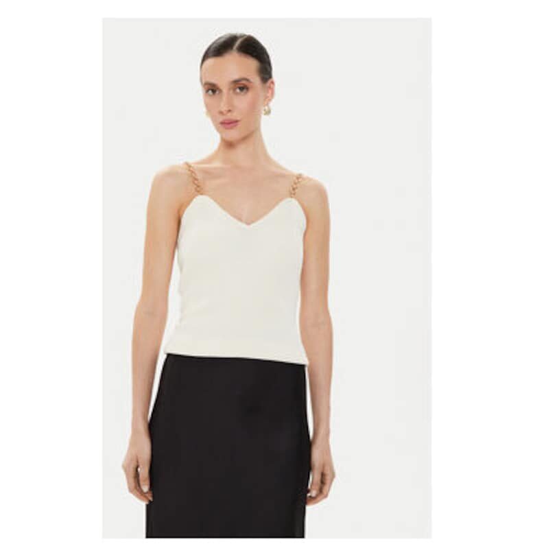 Дамска тениска -  303918446 - Вискоза/Полиамид - Бежов - Бежов Morgan