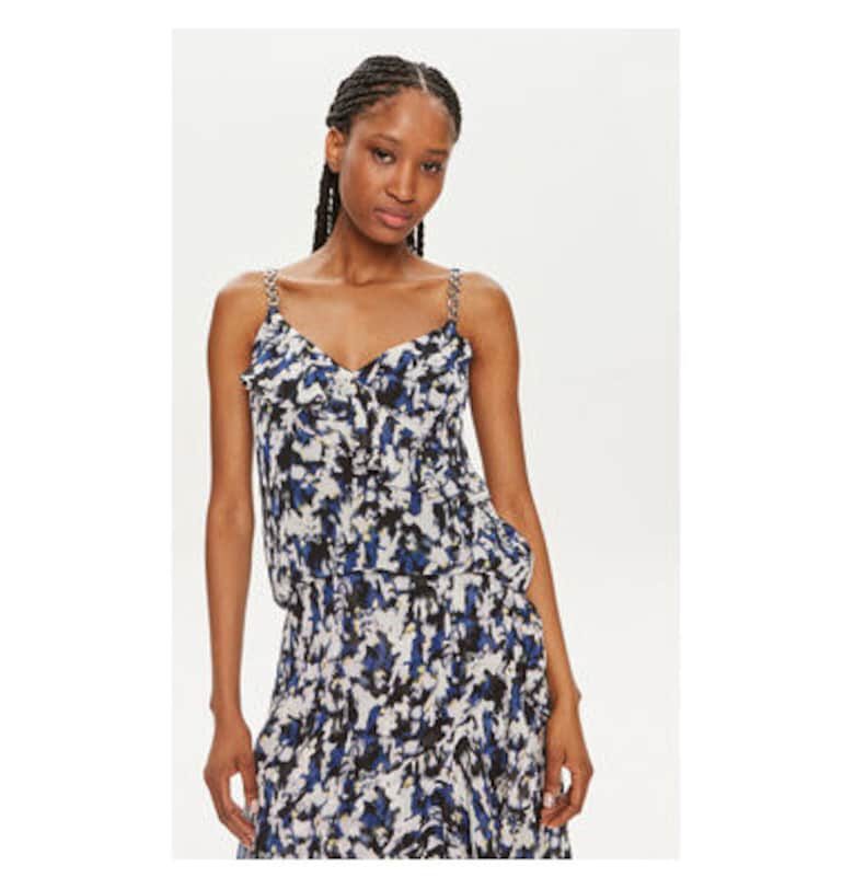 Дамска тениска -  303919993 - Полиестер/Рециклиран полиестер - Син - Син Morgan