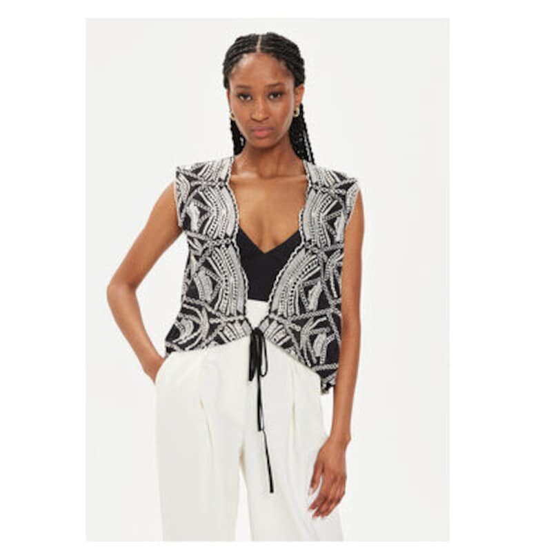 Дамска тениска -  303956851 - Органичен памук - Черна - Черен Bruuns Bazaar