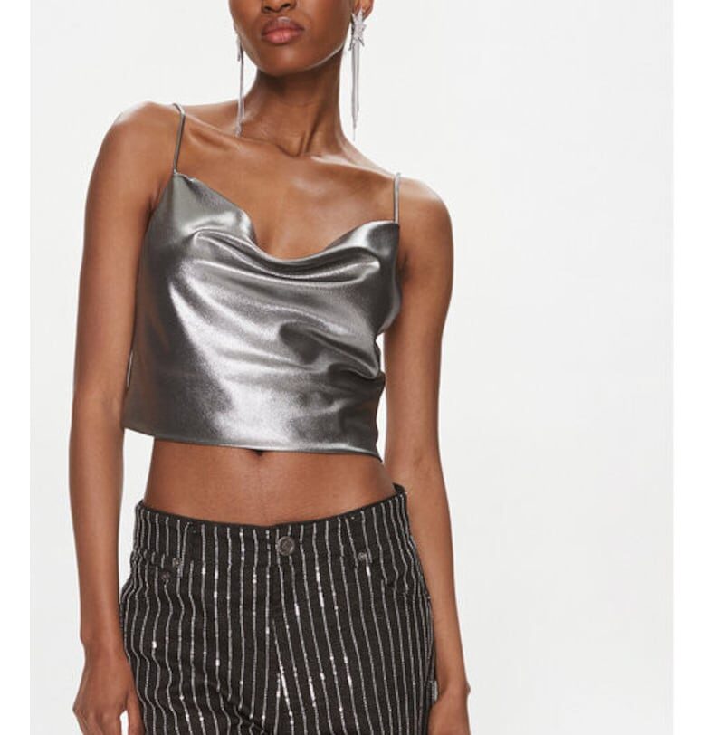 Дамска тениска -  303966553 - Рециклиран полиестер - Сребрист - Сребрист ROTATE