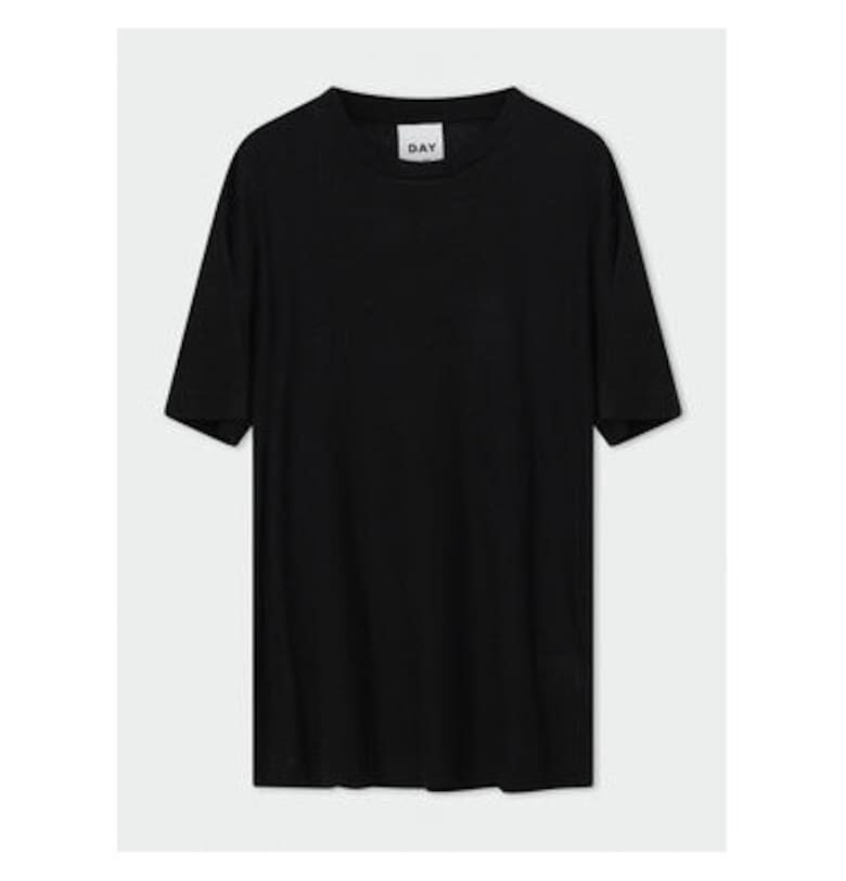 Дамска тениска -  304007774 - Памук/Вълна - M INTL - Черна Day Birger