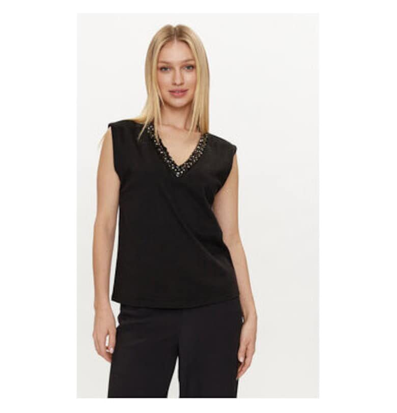 Дамска тениска -  304227462 - Памук - Черен - Черен Lola casademunt by maite