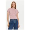 Дамска тениска - 304284113 - Памук - Розов - Розово Lee