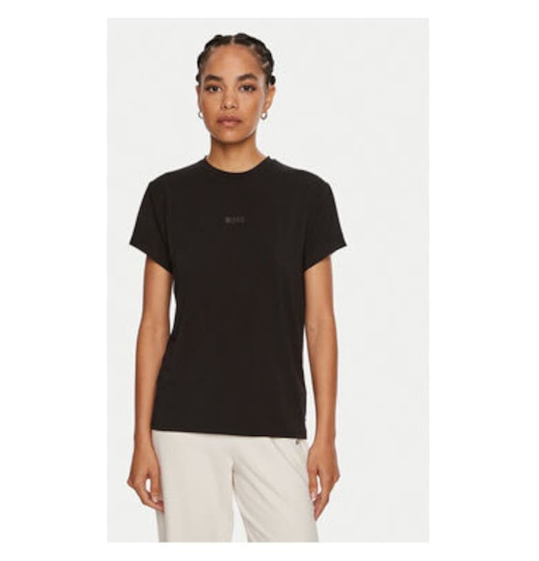 Дамска тениска -  304324062 - Модал - Черна - Черен BOSS