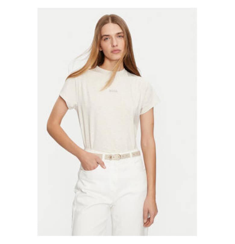 Дамска тениска -  304324079 - Модал - Бежов - Бежов BOSS