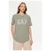 Дамска тениска -  304357800 - Органичен памук - Зелена - Зелен GAP