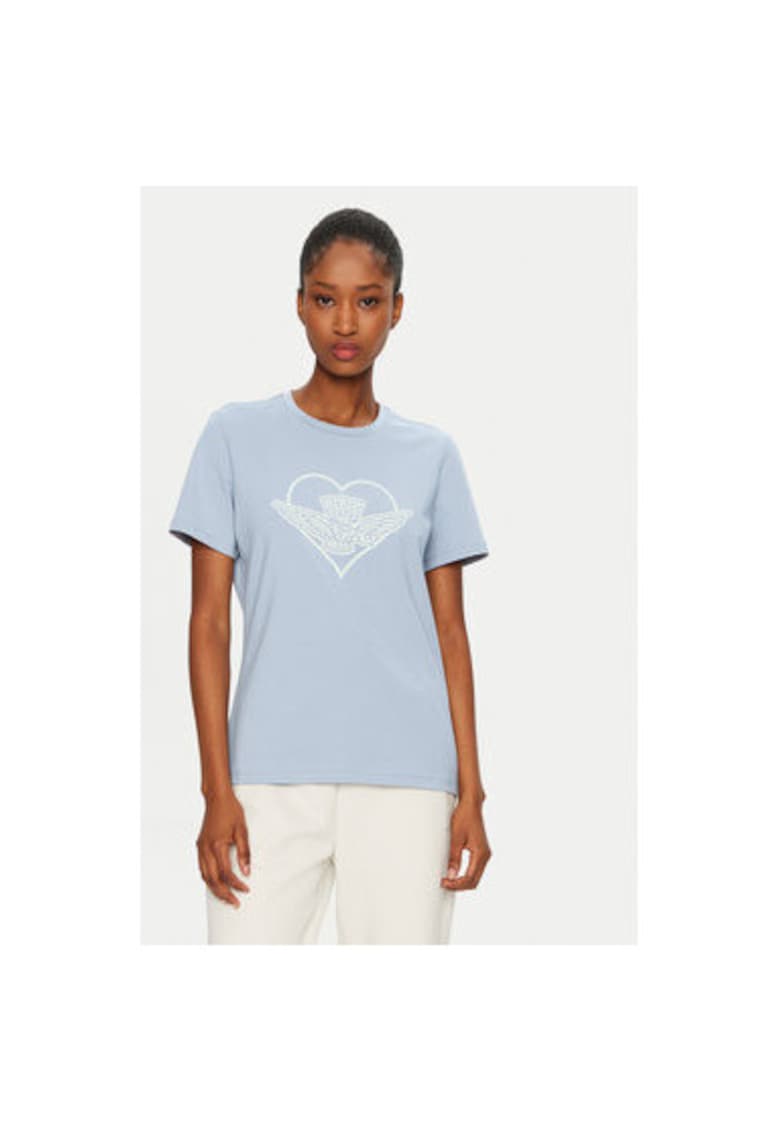 Дамска тениска - 304565625 - Памук - Бежов - Бежов Aeronautica Militare