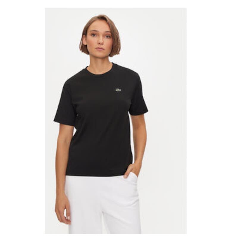 Дамска тениска -  304582615 - Памук - Черен - Черен Lacoste
