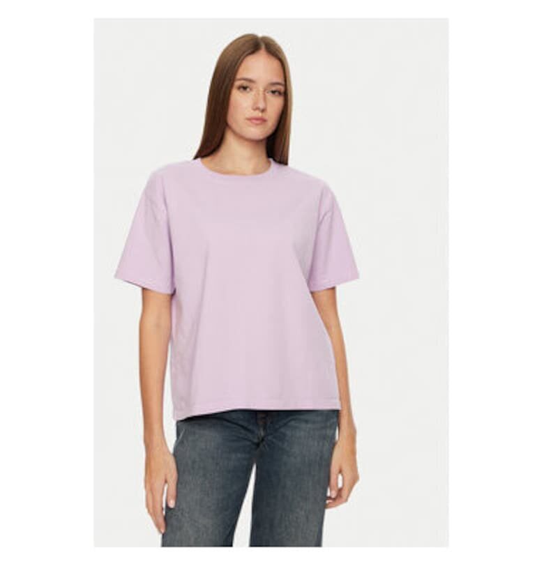 Дамска тениска -  304610530 - Памук - Лилава American Vintage