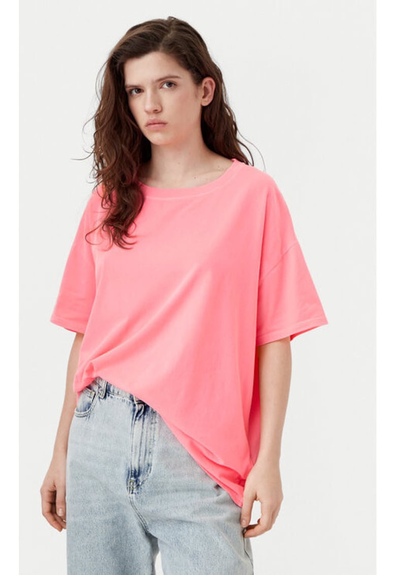 Дамска тениска - 304610776 - Памук - Розов - Розово American Vintage