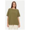 Дамска тениска - 304610783 - Памук - Зелен - Зелен American Vintage