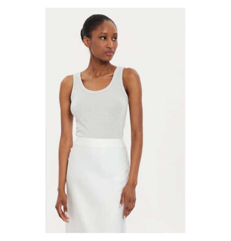 Дамска тениска -  304688140 - Вискоза/Полиестер - Сребриста - Сребрист VICOLO