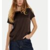 Дамска тениска -  304902505 - Вискоза - Кафява - Кафяв VICOLO