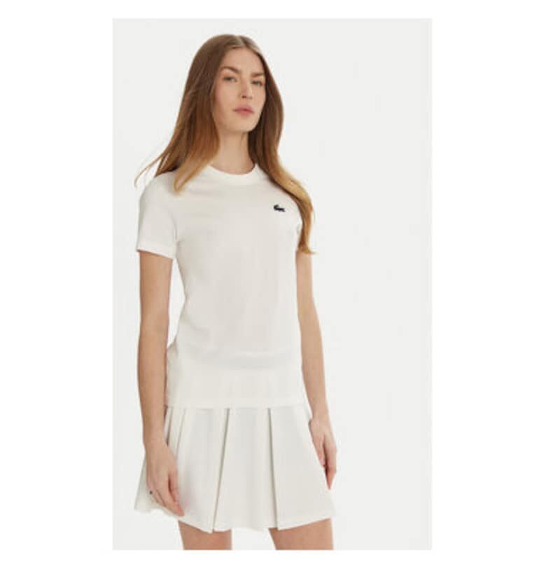 Дамска тениска -  304993657 - Памук - Бяла - Бял Lacoste
