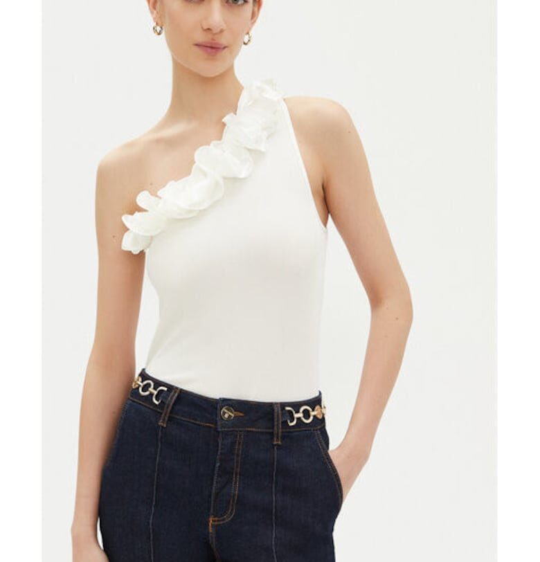 Дамска тениска -  305170620 - Вискоза - Бежов - Бежов Fracomina