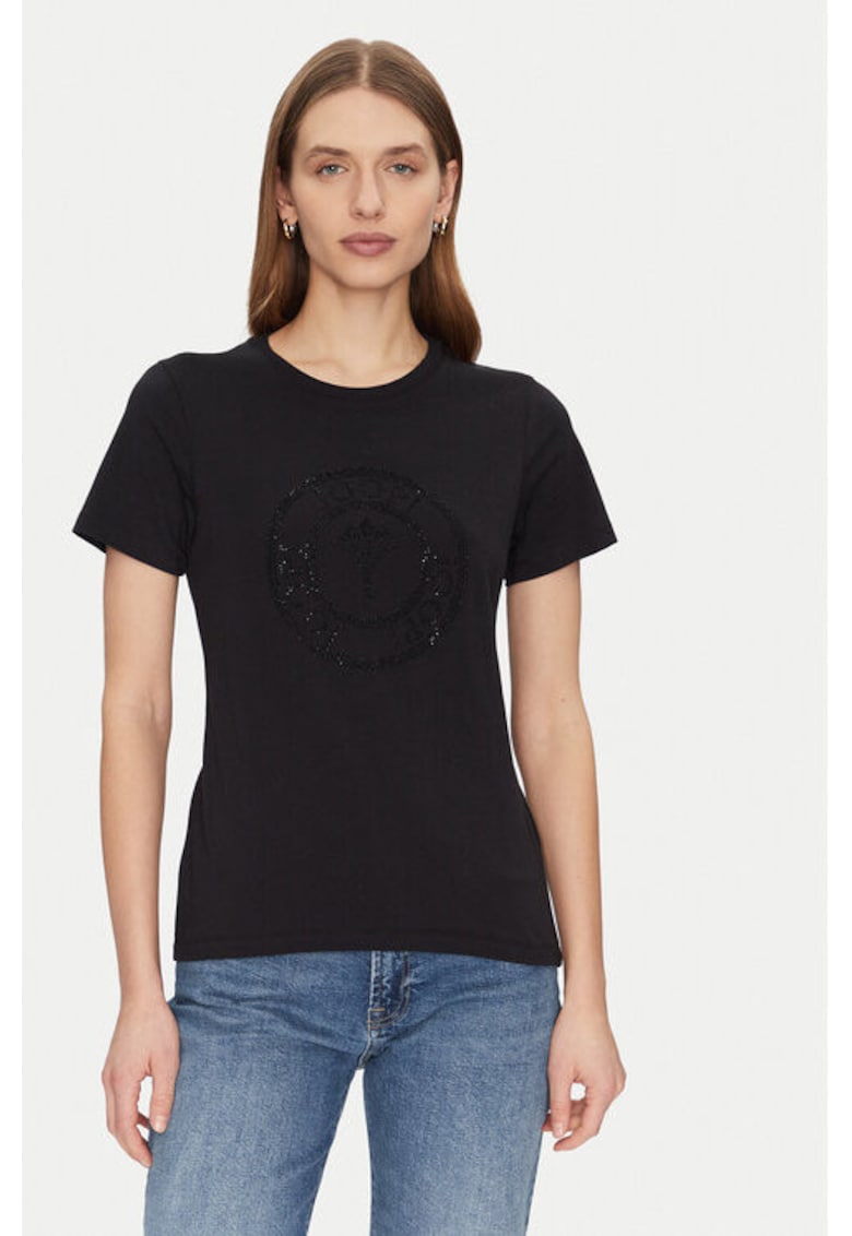 Дамска тениска - 305182739 - Памук - Черен - Черен Joop